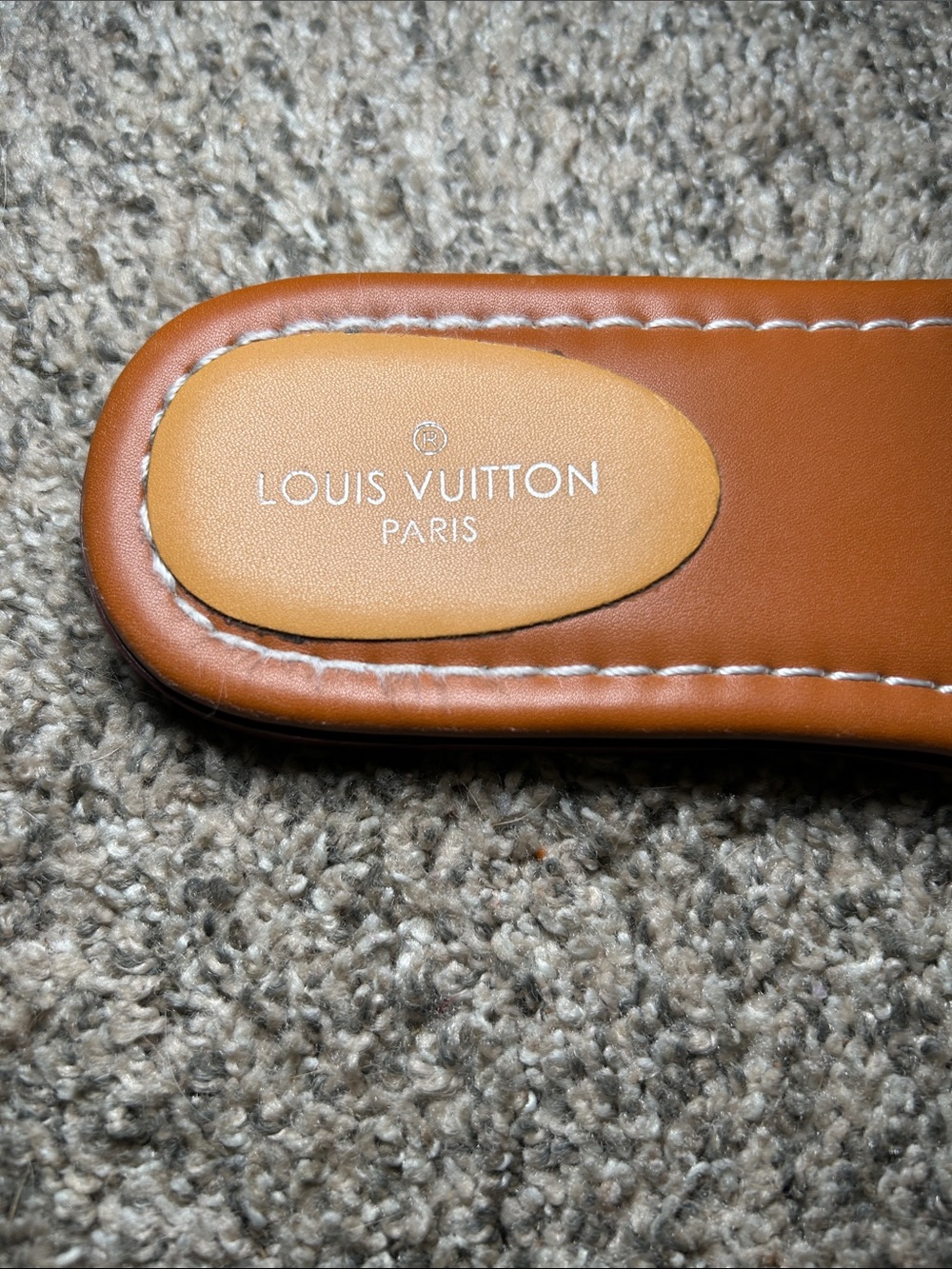 Louis Vuitton Lock It Flat Mules Raffia Monogram Slides Sandals  Size 40 - Picture 6 of 6
